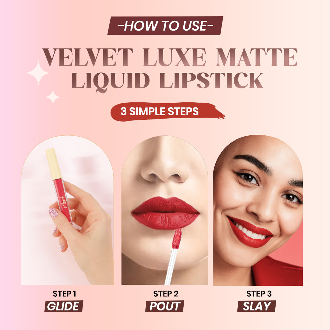 Velvet Luxe Matte stay Lipstick Palette(PALETTE OF 9 – 2 VARIANTS BROWNS & NUDES)