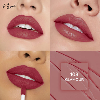 Velvet Luxe Matte Slay Non-Transfer Lipstick – Enriched with Moringa Oil & Vitamin E
