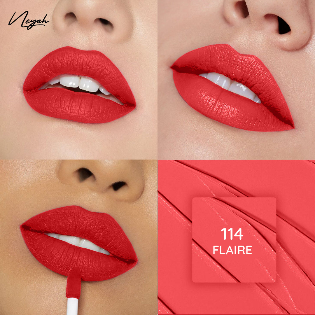 Velvet Luxe Matte Slay Non-Transfer Lipstick – Enriched with Moringa Oil & Vitamin E
