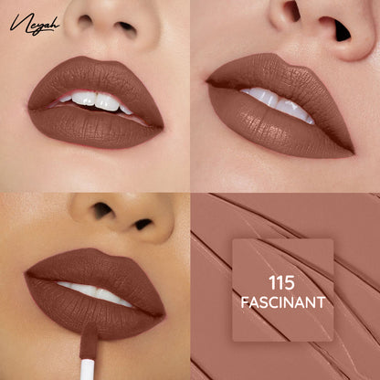 Velvet Luxe Matte Slay Non-Transfer Lipstick – Enriched with Moringa Oil & Vitamin E