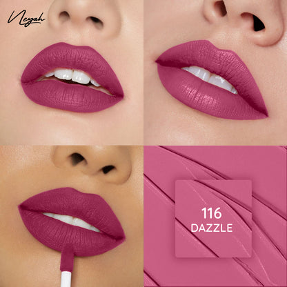 Velvet Luxe Matte Slay Non-Transfer Lipstick – Enriched with Moringa Oil & Vitamin E