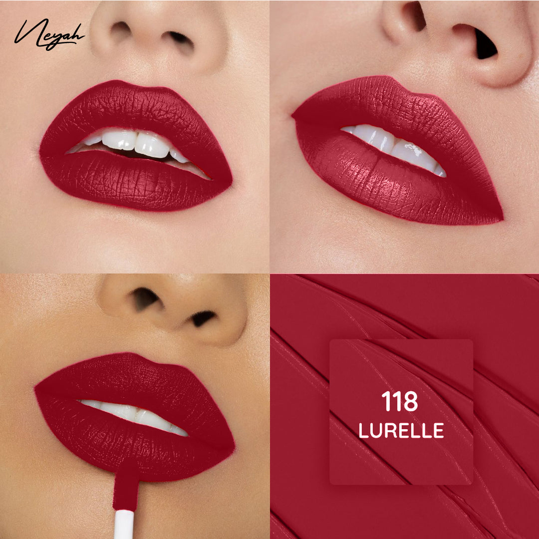 Velvet Luxe Matte Slay Non-Transfer Lipstick – Enriched with Moringa Oil & Vitamin E