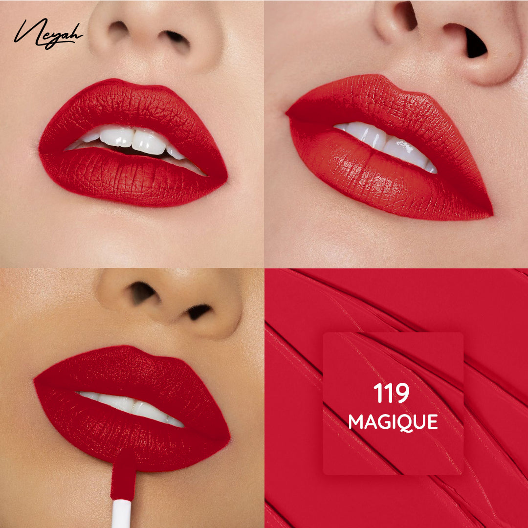 Velvet Luxe Matte Slay Non-Transfer Lipstick – Enriched with Moringa Oil & Vitamin E