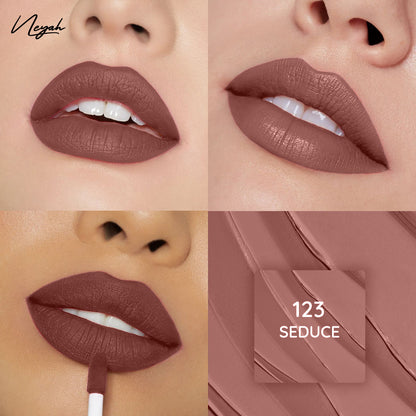Velvet Luxe Matte Slay Non-Transfer Lipstick – Enriched with Moringa Oil & Vitamin E
