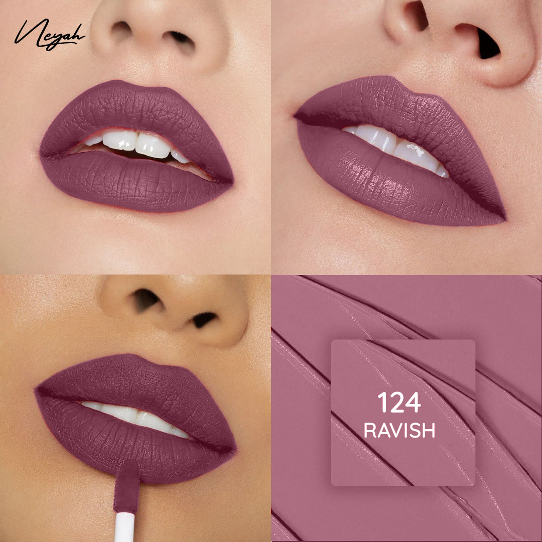 Velvet Luxe Matte Slay Non-Transfer Lipstick – Enriched with Moringa Oil & Vitamin E