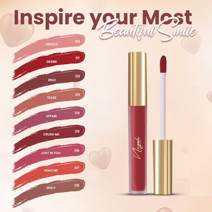 LUXE MATTE LONG STAY MOUSSE LIPSTICK (PALETTE OF 9 – 2 VARIANTS BROWNS & NUDES)