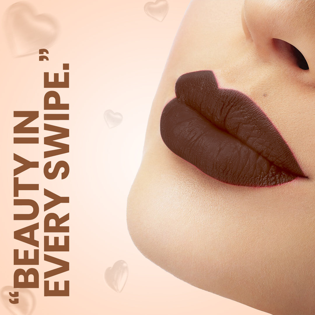 LUXE MATTE LONG STAY MOUSSE LIPSTICK (PALETTE OF 9 – 2 VARIANTS BROWNS & NUDES)