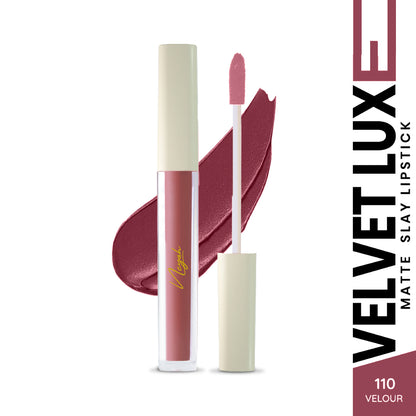 Velvet Luxe Matte Slay Non-Transfer Lipstick – Enriched with Moringa Oil & Vitamin E