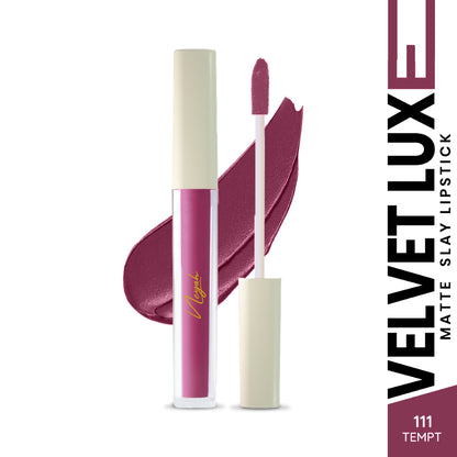 Velvet Luxe Matte Slay Non-Transfer Lipstick – Enriched with Moringa Oil & Vitamin E